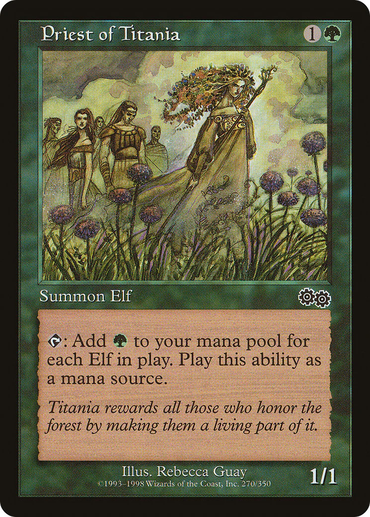 Priest of Titania (USG-270) - Urza's Saga