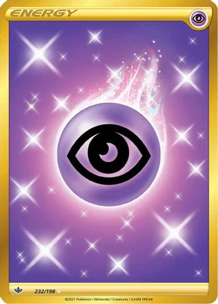 Psychic Energy (Secret) 232/198 - Holofoil SWSH06 Chilling Reign - Secret Rare
