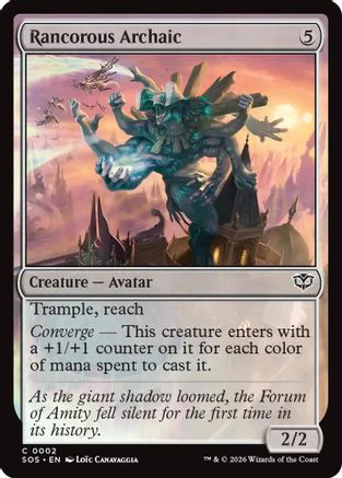 Rancorous Archaic (SOS-002) - Secrets of Strixhaven