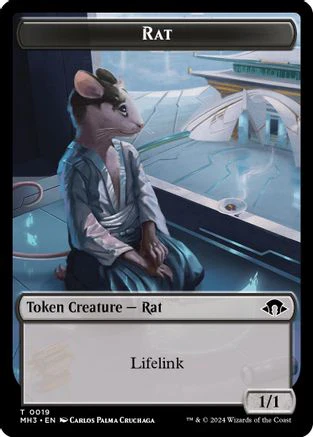 Rat // Energy Reserve Double-Sided Token (MH3-19 // 36) - Modern Horizons 3