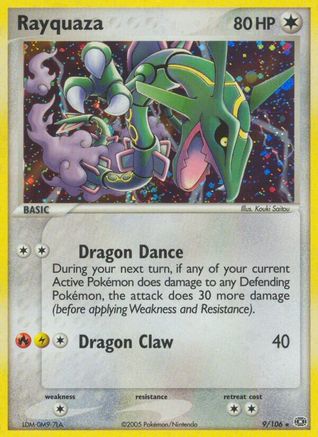 Rayquaza 009 Emerald - Holo Rare