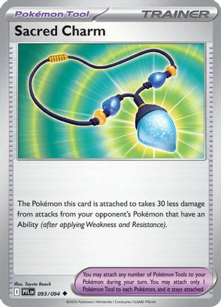 Sacred Charm 093/094 - Reverse Holofoil ME02 Phantasmal Flames - Uncommon