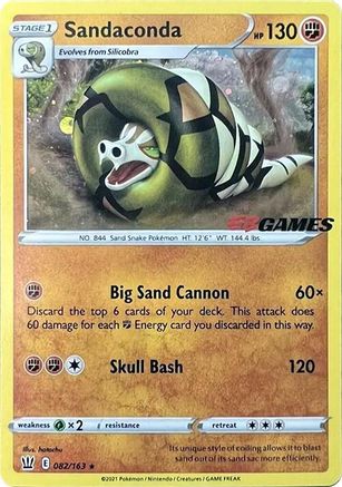 Sandaconda 082/163  - Holofoil Miscellaneous Cards & Products - Promo