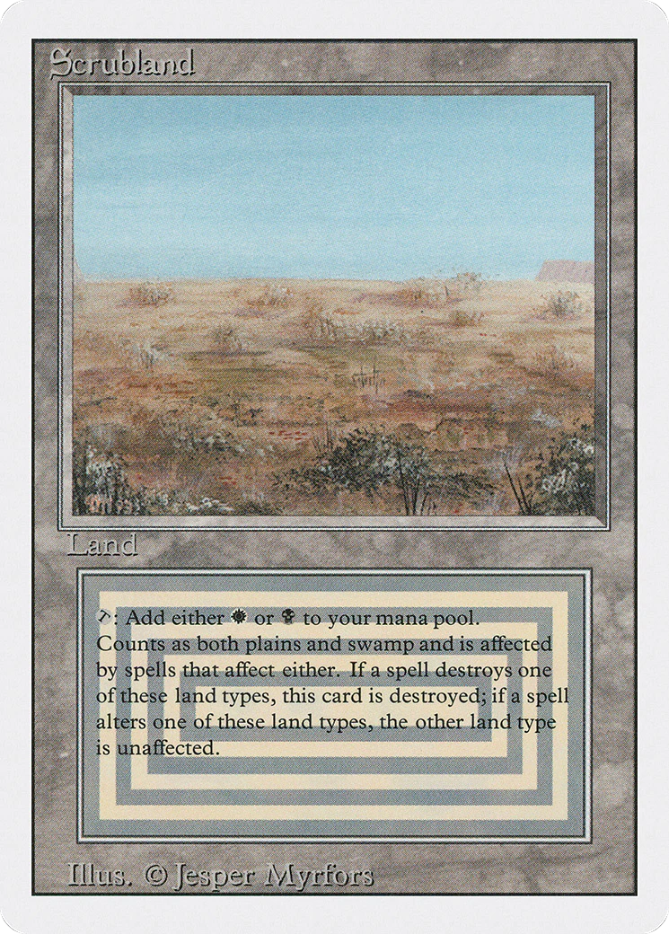 Scrubland (3ED-) - Revised Edition