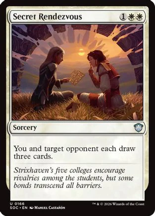 Secret Rendezvous (SOC-166) - Commander: Secrets of Strixhaven
