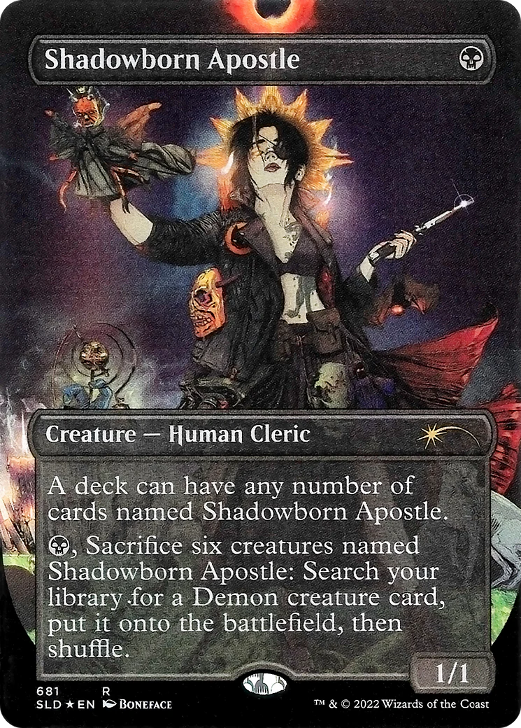Shadowborn Apostle (SLD-681) - Secret Lair Drop (Borderless) Foil