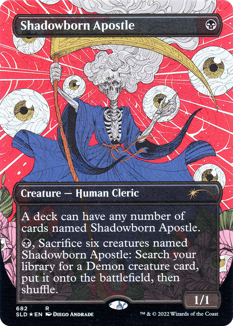 Shadowborn Apostle (SLD-682) - Secret Lair Drop (Borderless) Foil