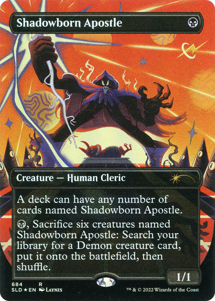 Shadowborn Apostle (SLD-684) - Secret Lair Drop (Borderless) Foil