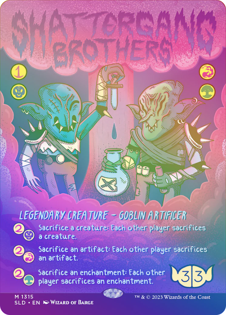 Shattergang Brothers (SLD-1315) - Secret Lair Drop (Borderless) Foil