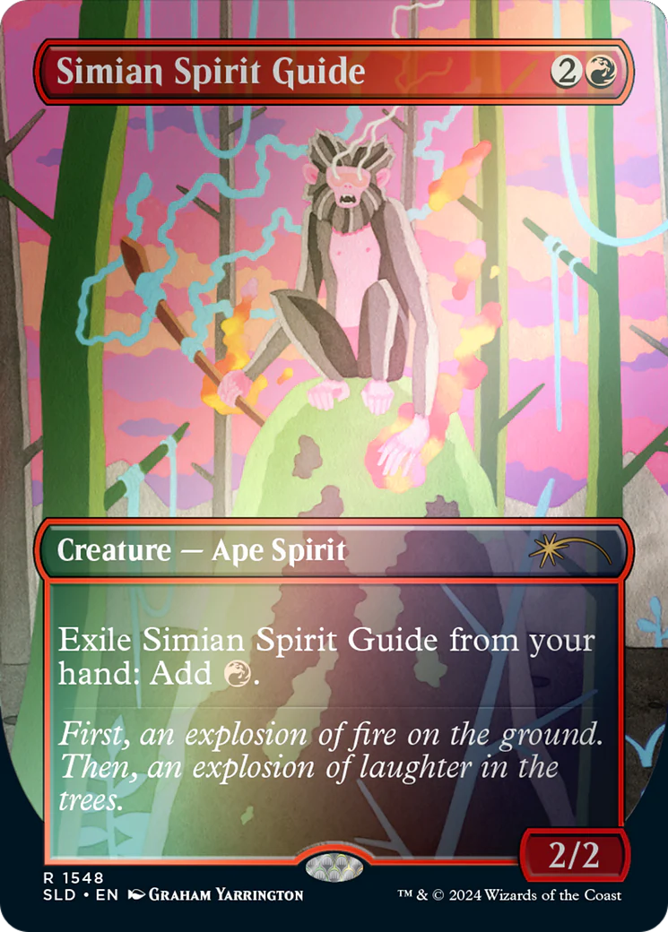 Simian Spirit Guide (SLD-1548) - Secret Lair Drop (Borderless) Foil