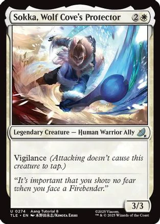 Sokka, Wolf Cove's Protector (0274) (TLE-274) - Avatar: The Last Airbender: Eternal-Legal