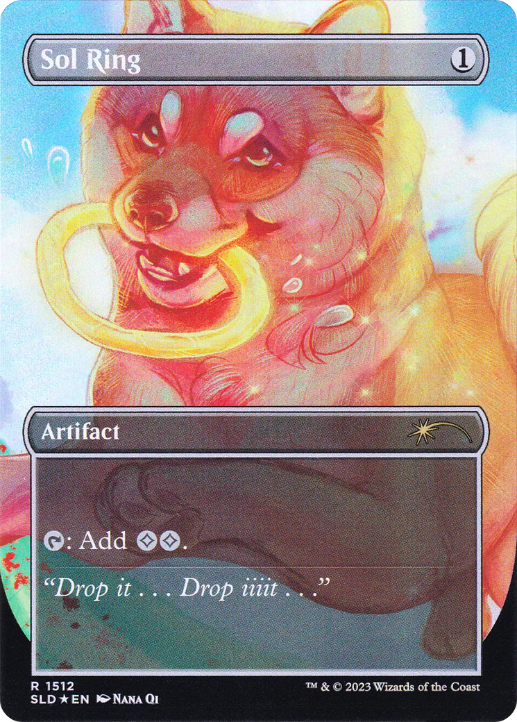 Sol Ring // Sol Ring (SLD-1512) - Secret Lair Drop (Borderless) Foil - Image 2