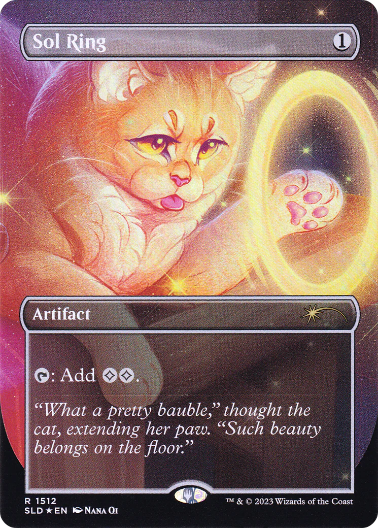 Sol Ring // Sol Ring (SLD-1512) - Secret Lair Drop (Borderless) Foil - Image 3