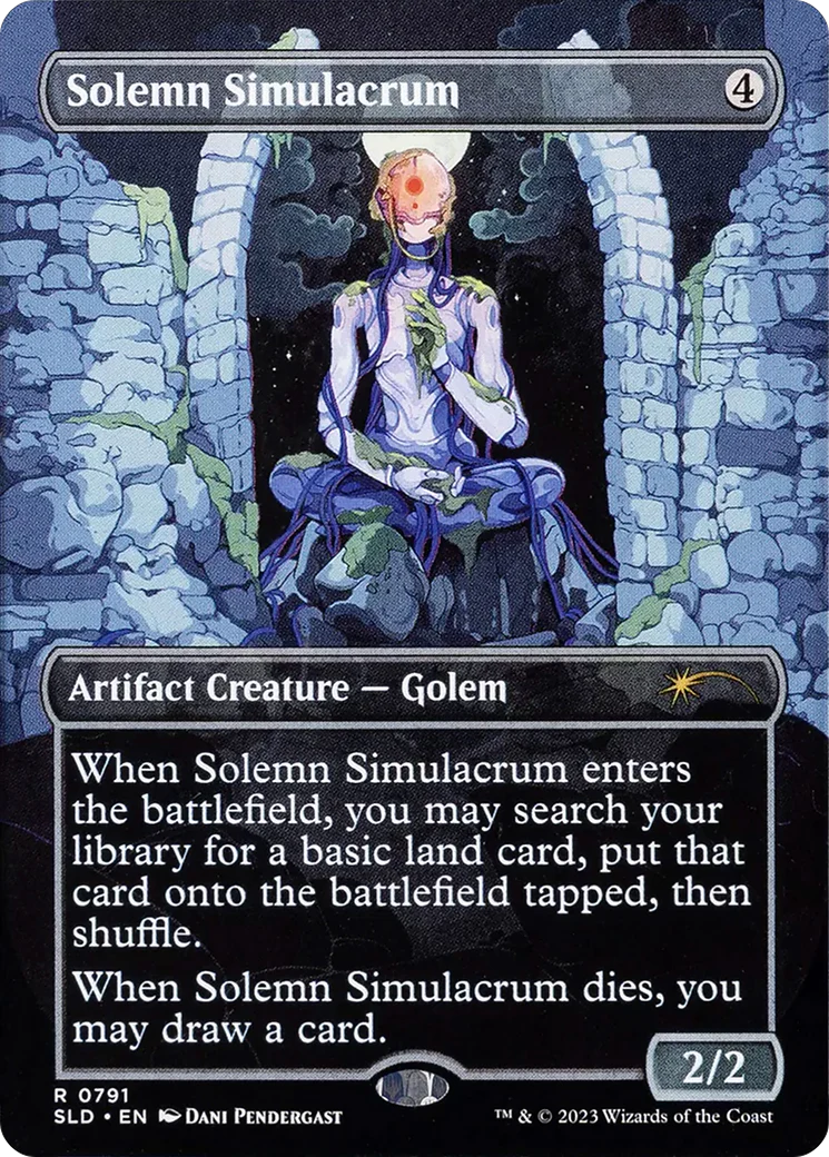 Solemn Simulacrum (SLD-791) - Secret Lair Drop (Borderless)