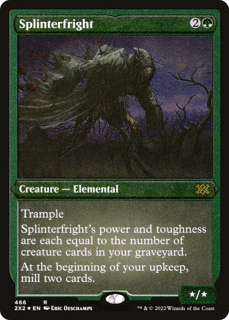 Splinterfright (Foil Etched) (2X2-466) - Double Masters 2022 Foil
