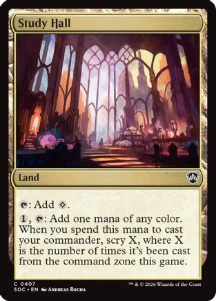 Study Hall (SOC-407) - Commander: Secrets of Strixhaven