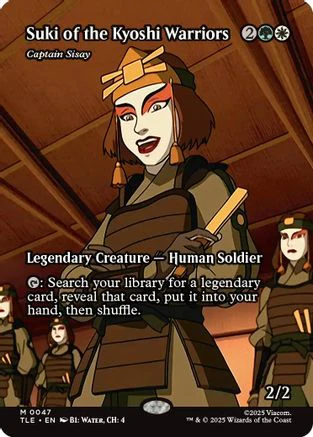 Suki of the Kyoshi Warriors - Captain Sisay (Borderless) (TLA-047) - Avatar: The Last Airbender