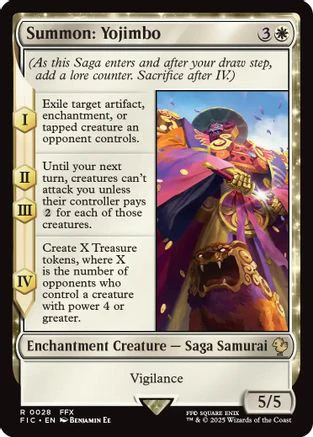 Summon: Yojimbo (FIC-028) - Commander: FINAL FANTASY