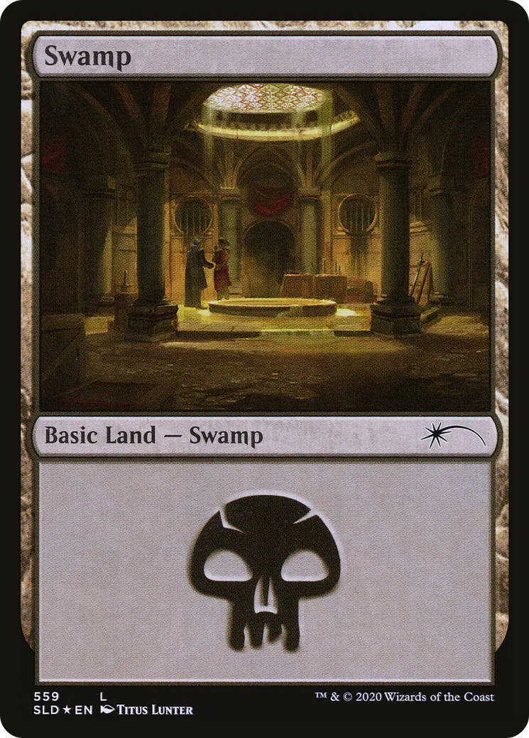 Swamp (SLD-559) - Secret Lair Drop Foil