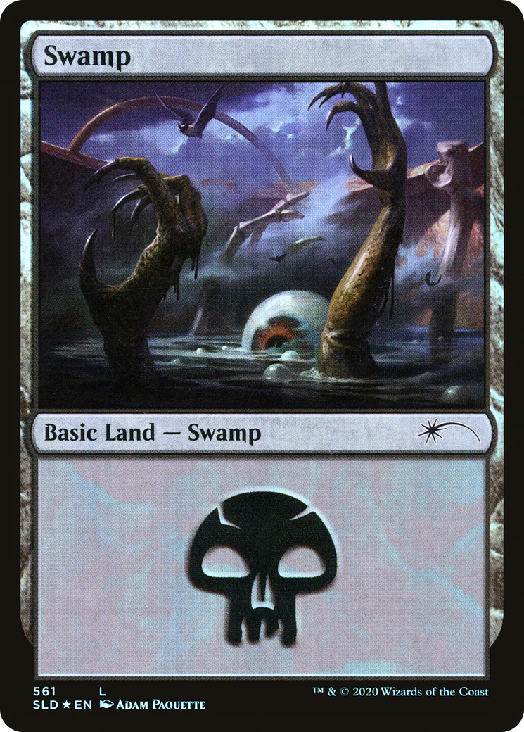 Swamp (SLD-561) - Secret Lair Drop Foil
