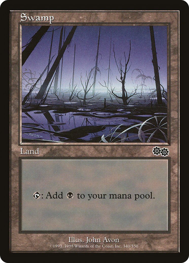 Swamp (USG-340) - Urza's Saga