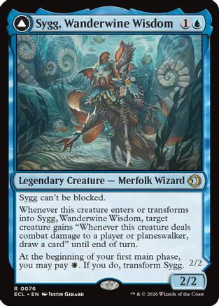 Sygg, Wanderwine Wisdom (ECL-076) - Lorwyn Eclipsed