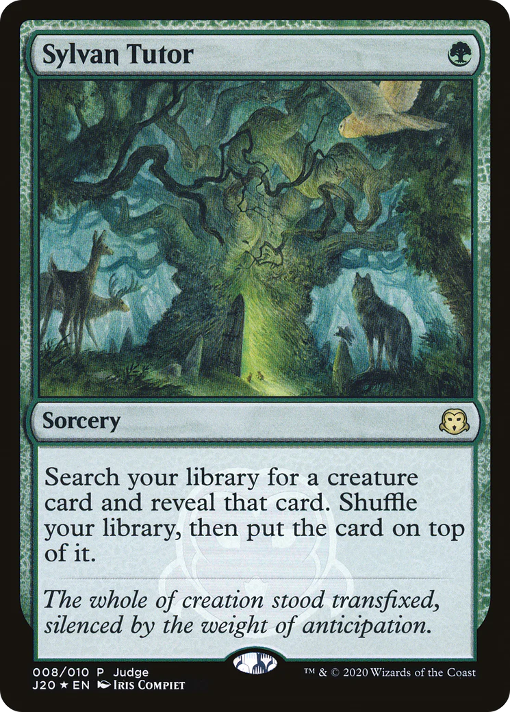 Sylvan Tutor (JDG-008) - Judge Gift Cards 2020 Foil