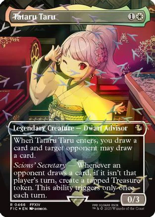 Tataru Taru (Borderless) (Chocobo Track Foil) (FIC-466) - Commander: FINAL FANTASY Foil