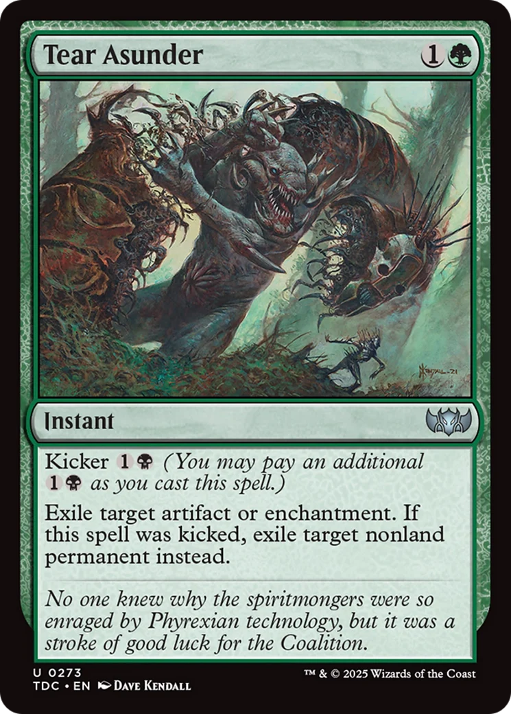 Tear Asunder (TDC-273) - Commander: Tarkir: Dragonstorm