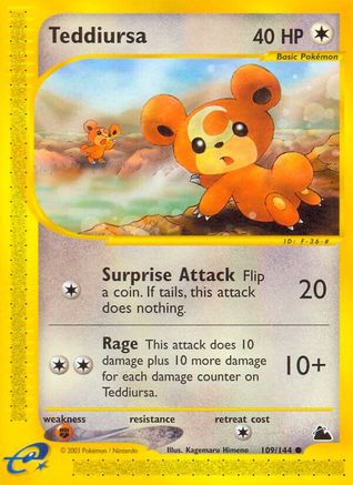Teddiursa 109 Skyridge - Common
