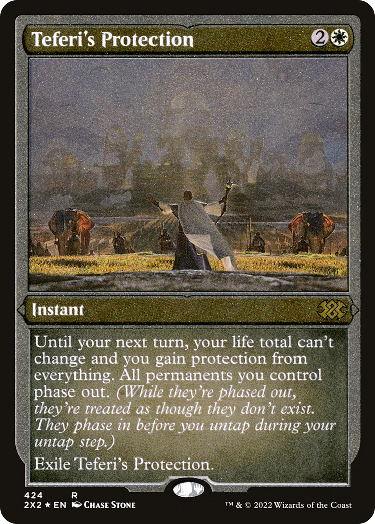 Teferi's Protection (Foil Etched) (2X2-424) - Double Masters 2022 Foil
