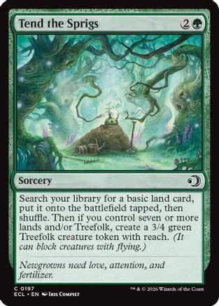 Tend the Sprigs (ECL-197) - Lorwyn Eclipsed Foil