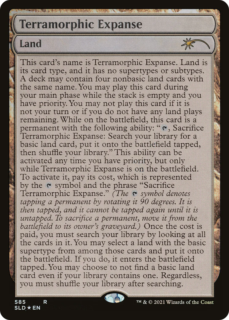 Terramorphic Expanse (SLD-585) - Secret Lair Drop Foil