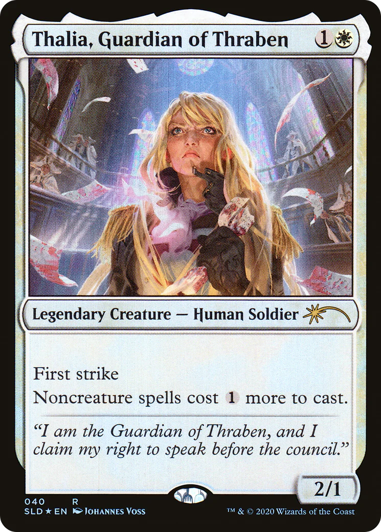 Thalia, Guardian of Thraben (SLD-040) - Secret Lair Drop Foil