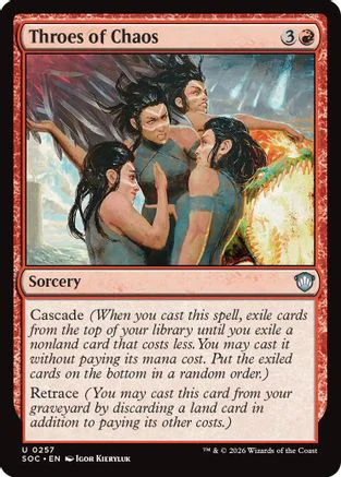 Throes of Chaos (SOC-257) - Commander: Secrets of Strixhaven