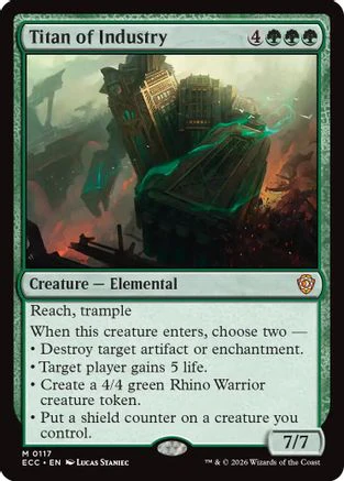 Titan of Industry (ECC-117) - Commander: Lorwyn Eclipsed