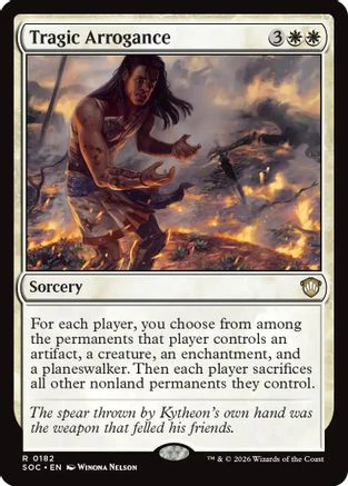 Tragic Arrogance (SOC-182) - Commander: Secrets of Strixhaven