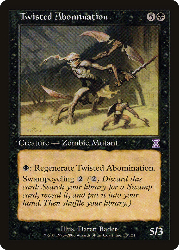 Twisted Abomination (TSB-050) - Time Spiral Timeshifted Foil