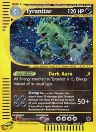 Tyranitar (29) 029  - Reverse Holofoil Expedition - Holo Rare