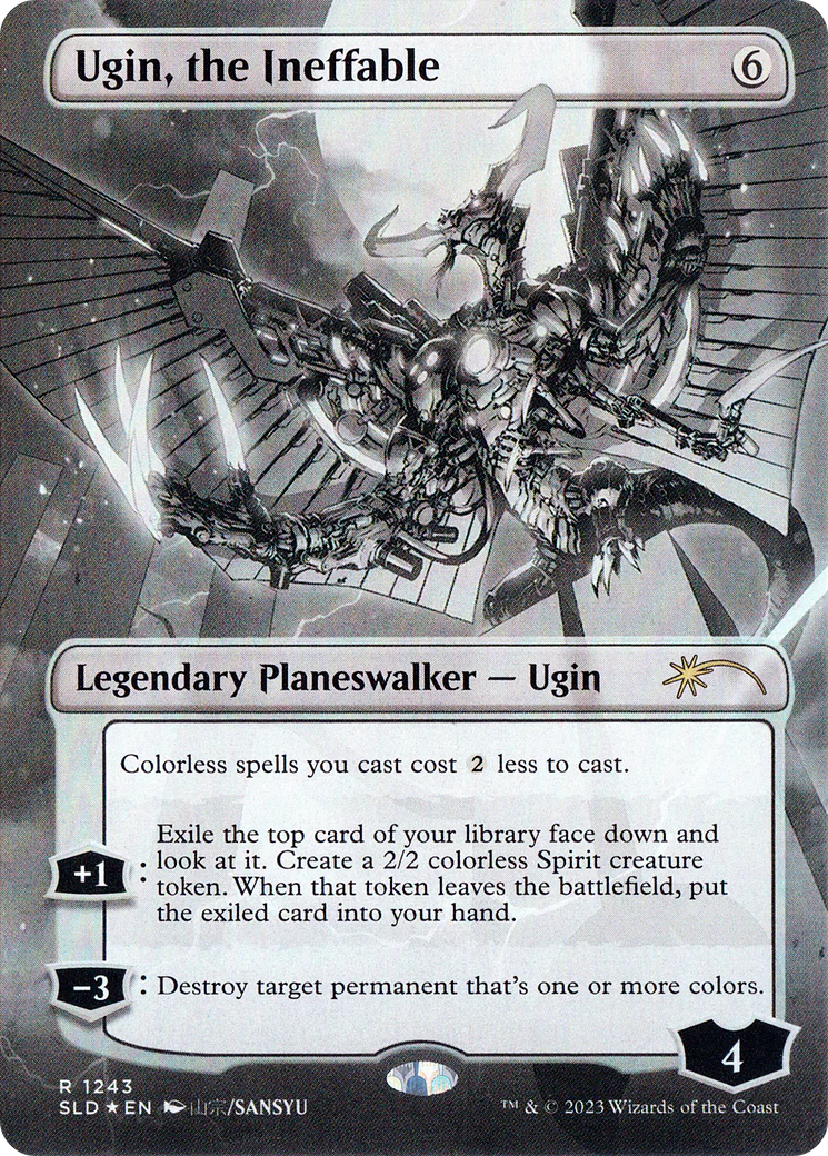 Ugin, the Ineffable (SLD-1243) - Secret Lair Drop (Borderless) Foil