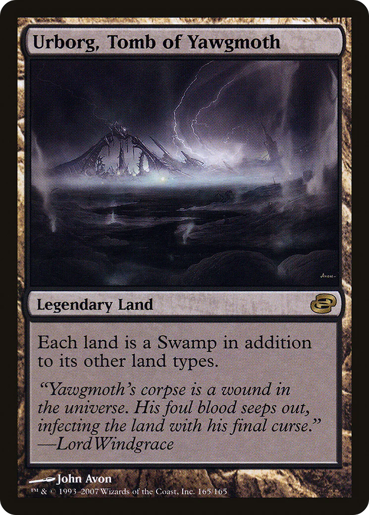 Urborg, Tomb of Yawgmoth (PLC-165) - Planar Chaos Foil