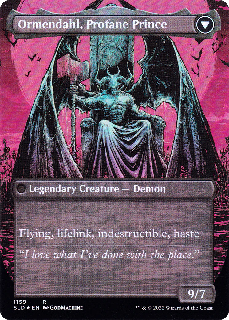 Westvale Abbey // Ormendahl, Profane Prince (SLD-1159) - Secret Lair Drop (Borderless) Foil - Image 2