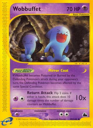 Wobbuffet 045 - Reverse Holofoil Skyridge - Uncommon