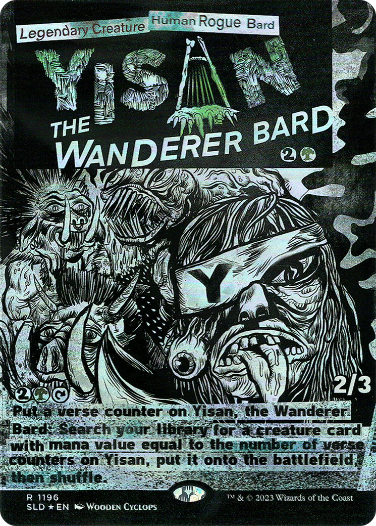 Yisan, the Wanderer Bard (SLD-1196) - Secret Lair Drop (Borderless) Foil