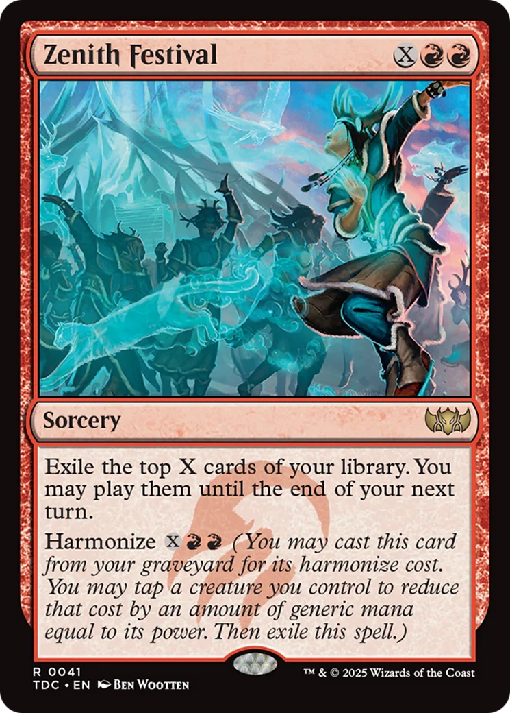 Zenith Festival (TDC-041) - Commander: Tarkir: Dragonstorm