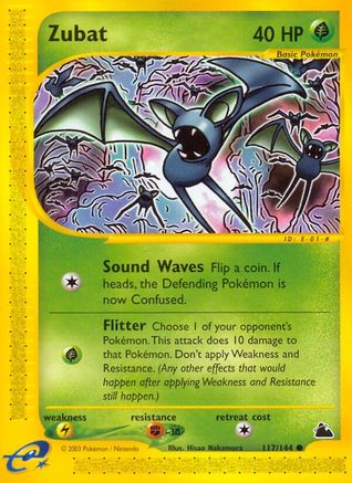 Zubat (117) 117  Skyridge - Common